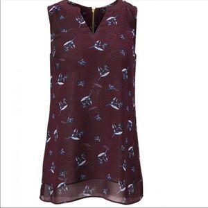 CAbi Style #3444 Icy Floral Bouquet Blouse  M